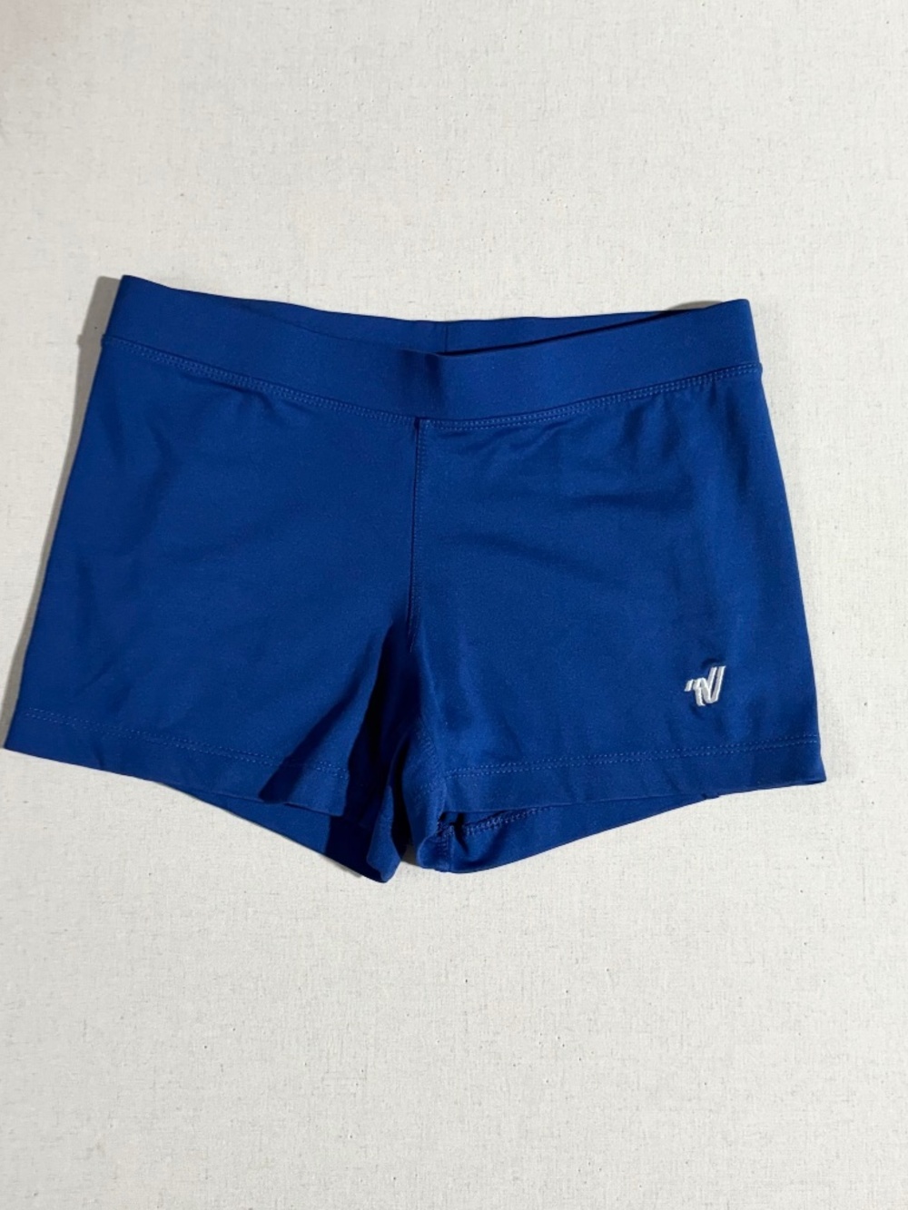 Varsity Spirit Royal Blue Cheer Volleyball Spandex Shorts Womens S